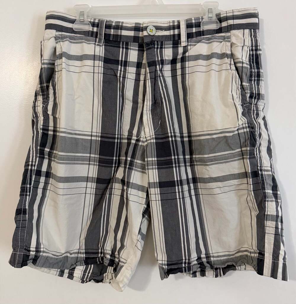 American Eagle Outfitters Plaid Cotton Shorts Size 33